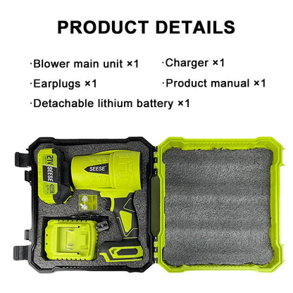 Cordless Leaf Blower with Violent Turbo Fan