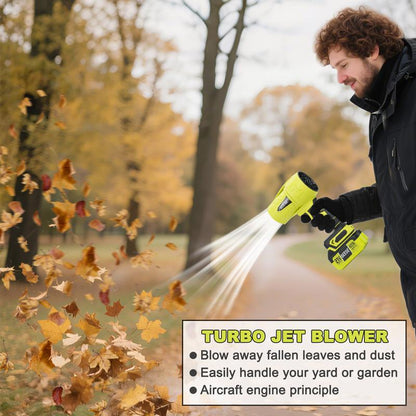 Cordless Leaf Blower with Violent Turbo Fan