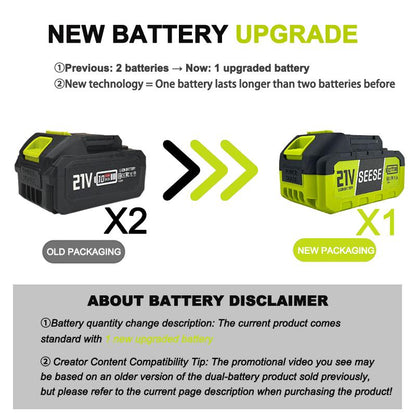 Cordless Leaf Blower with Violent Turbo Fan