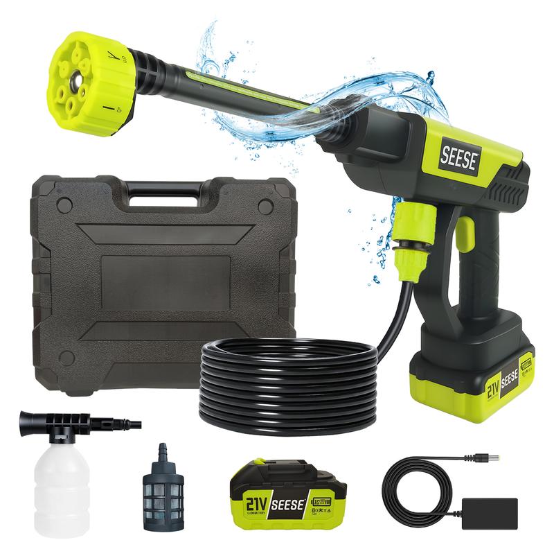 Cordless Pressure Washer with Single-Port Charger Base