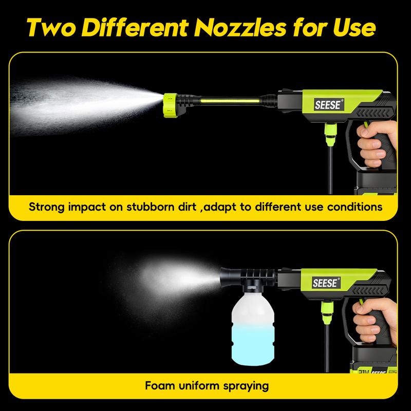Cordless Pressure Washer with Single-Port Charger Base