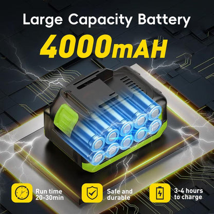 Cordless Pressure Washer with Single-Port Charger Base