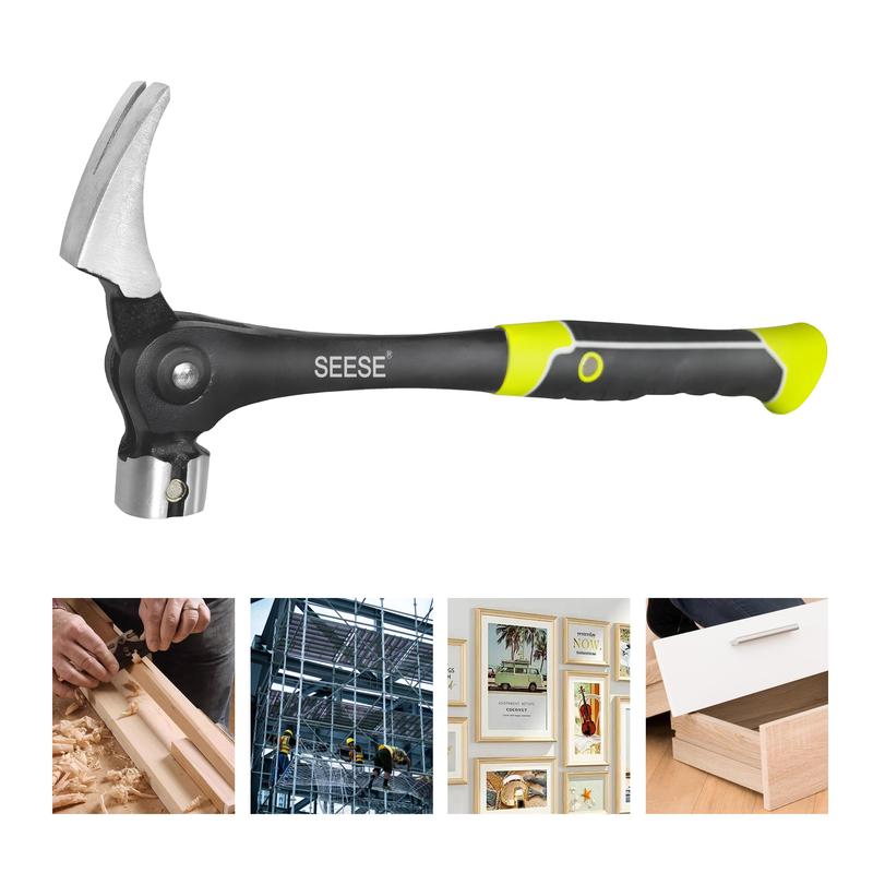 16oz Claw Hammer with Magnetic Nail Starter