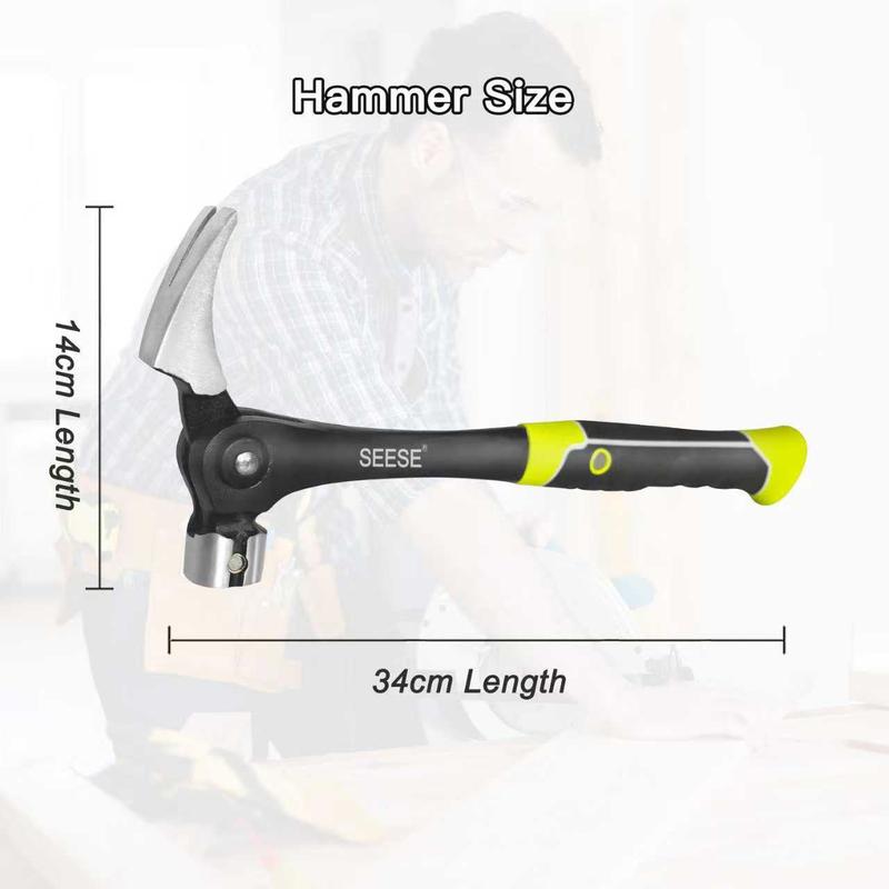 16oz Claw Hammer with Magnetic Nail Starter