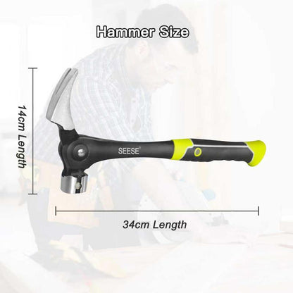 16oz Claw Hammer with Magnetic Nail Starter