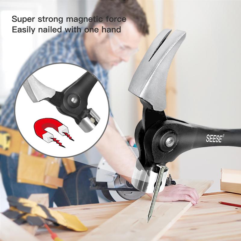 16oz Claw Hammer with Magnetic Nail Starter