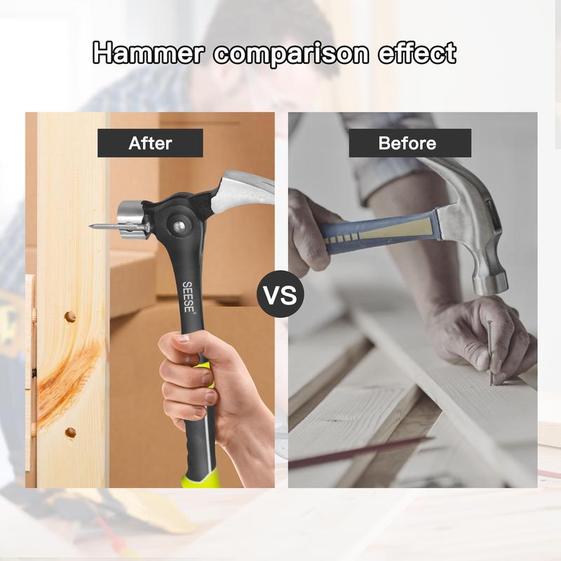 16oz Claw Hammer with Magnetic Nail Starter