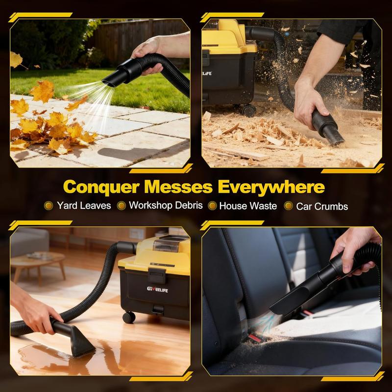 Cordless 4.3 Gallon Wet & Dry Shop Vac