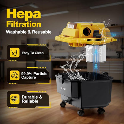 Cordless 4.3 Gallon Wet & Dry Shop Vac