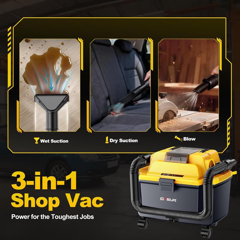 Cordless 4.3 Gallon Wet & Dry Shop Vac