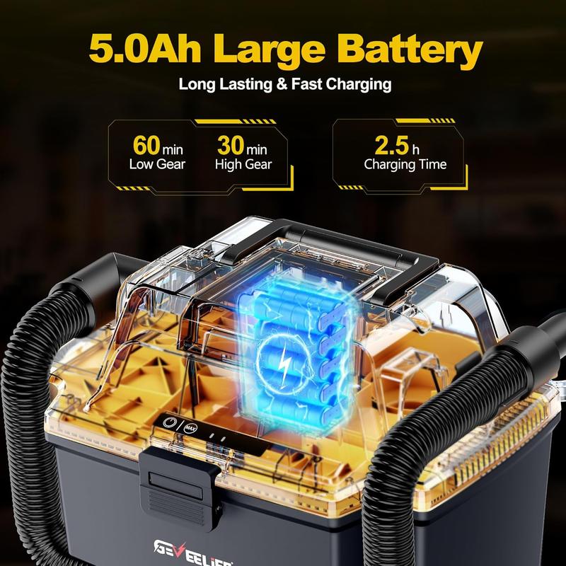 Cordless 4.3 Gallon Wet & Dry Shop Vac