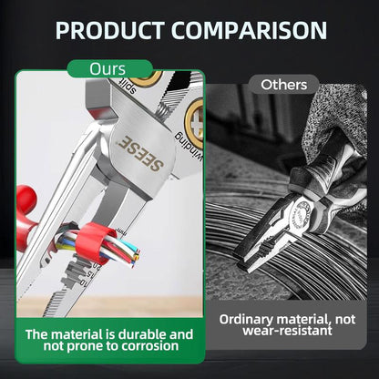 8 in 1 Wire Stripper Twister for Cutting and Pulling Wires